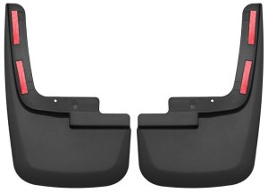 Ford F-150 Mud Guards - Front - Husky Liners - Custom Contoured - Black - 2015